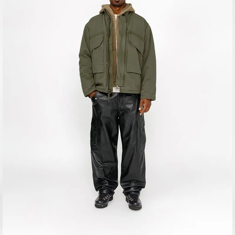 Stussy Military Cargo Leather Pant-2