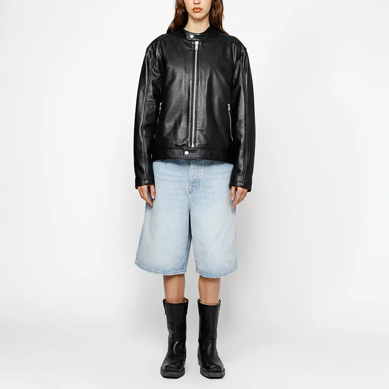 Stussy Cafe Racer Leather Jacket-2
