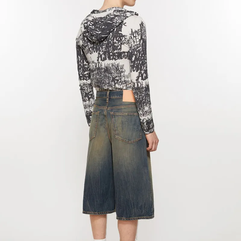 Acne Studios Oversized Denim Bermuda Shorts-3