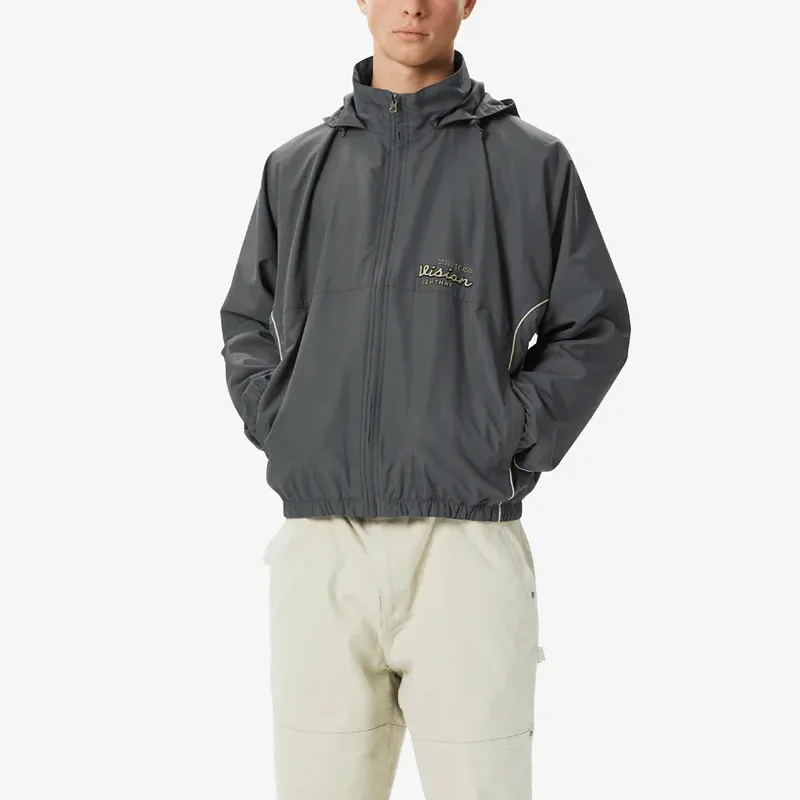 Thisisneverthat Warm Up Jacket Jacket Unisex Storm Gray Color-3