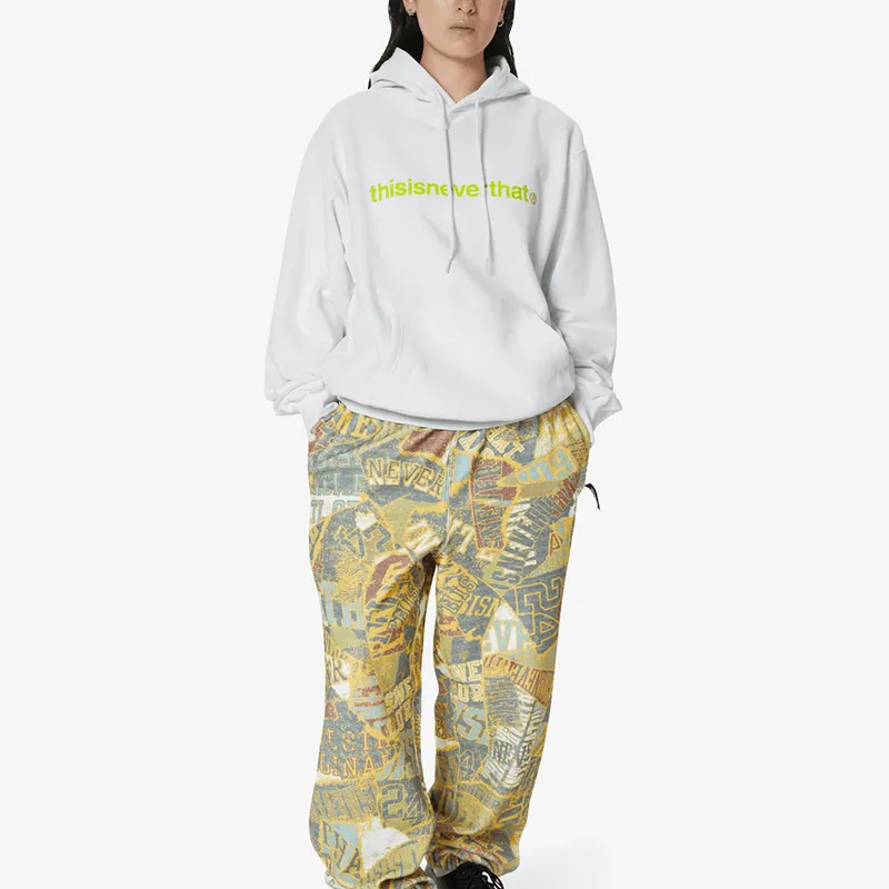 Thisisneverthat FW24 T Logo LT Hoodie Sweatshirt Unisex White-2