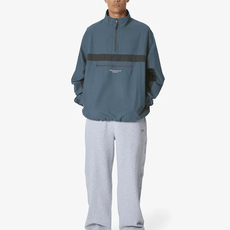 Thisisneverthat FW24 Half Zip Sports Pullover Sweatshirt Unisex Blue-2