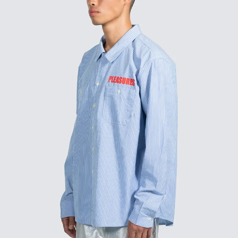 PLEASURES The Jesus And Mary Chain Collaboration Shirts Unisex Blue-3