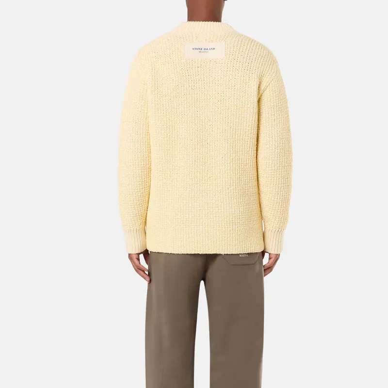 STONE ISLAND Logo Patch Crewneck Jumper-3