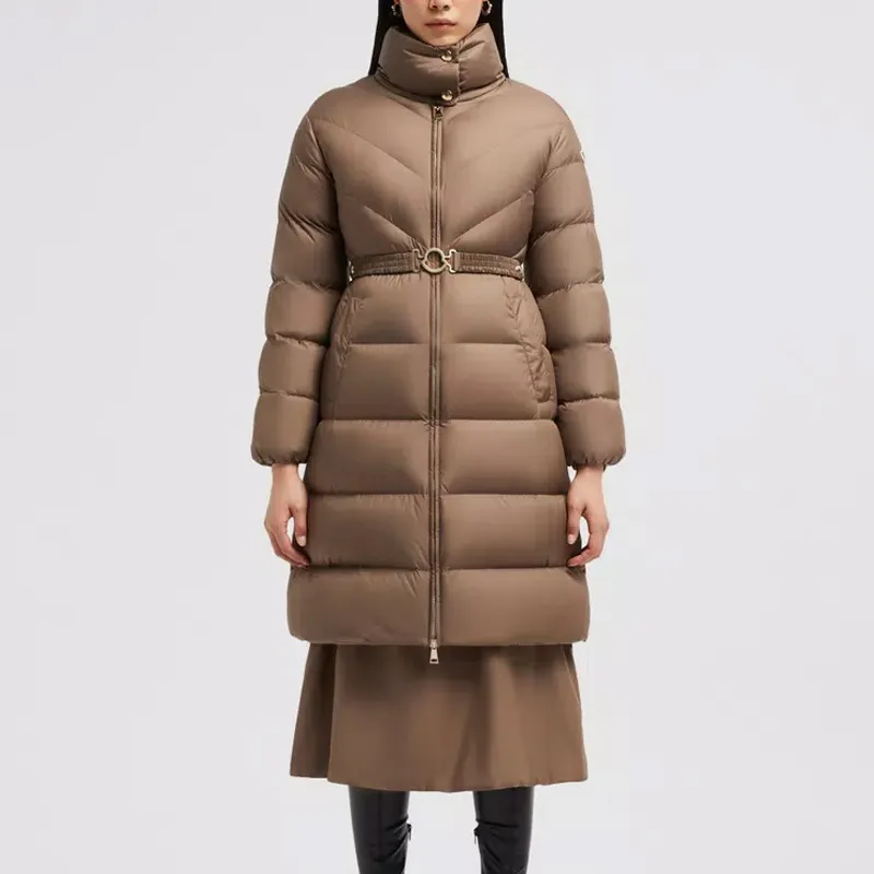 Moncler Brou Long Down Jacket-1