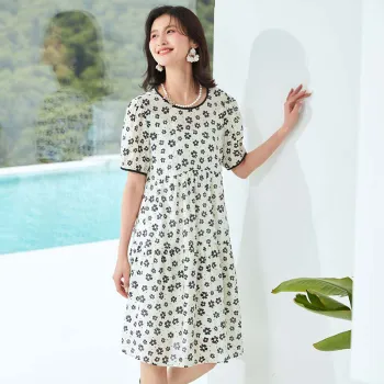 VILAN Short-Sleeved Dresses Women's Apricot Dew