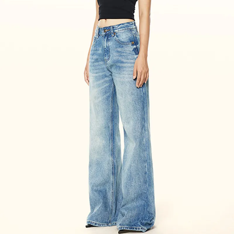 ZNZX Jeans Women's Teal Blue-4