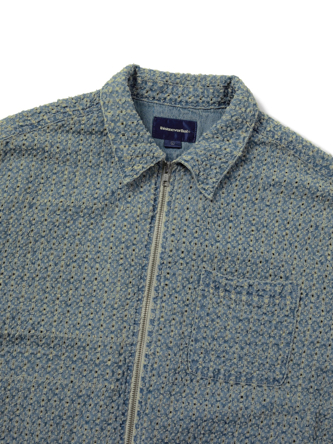 Thisisneverthat FW24 Shirts Unisex Washed Blue - POIZON Thisisneverthat FW24 Shirts Unisex Washed Blue - POIZON