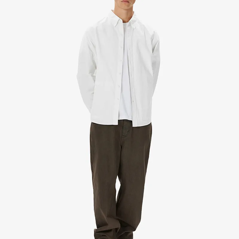Thisisneverthat FW24 FW24 Overdyed T Logo Oxford Shirt Shirt Unisex White-2