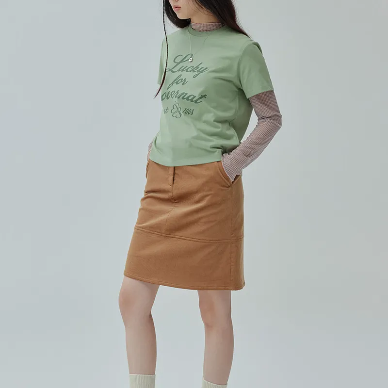 COVERNAT T Shirt Women's Sage Green-4