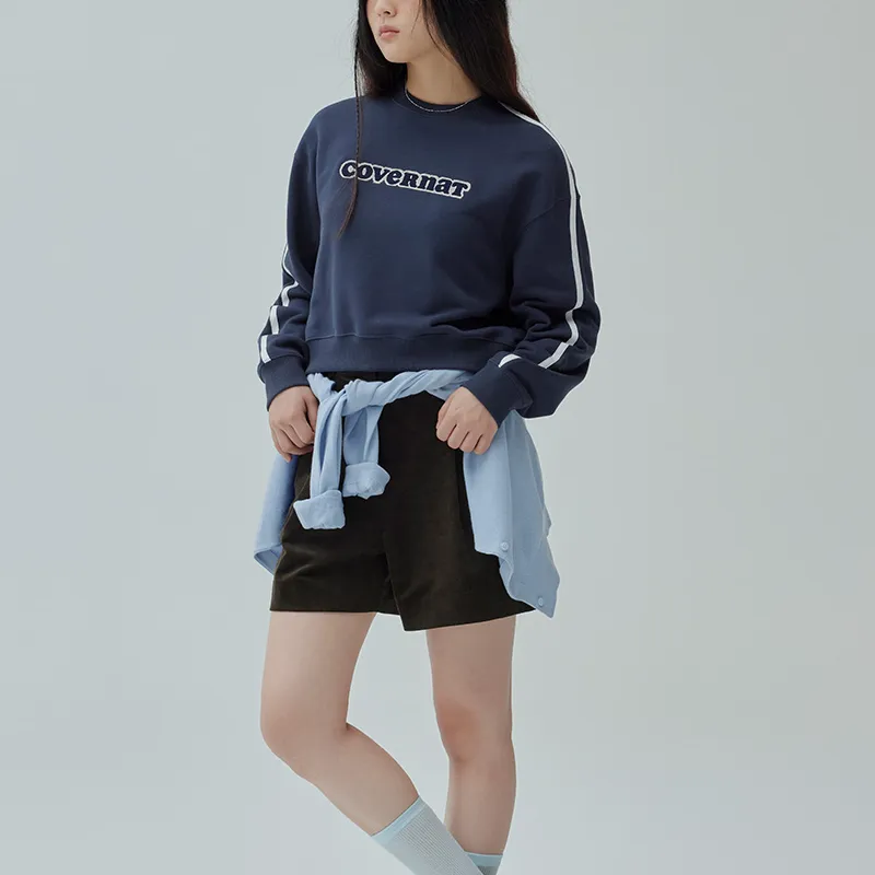 COVERNAT FW24 Sweatshirt Women's Marine Blue-4