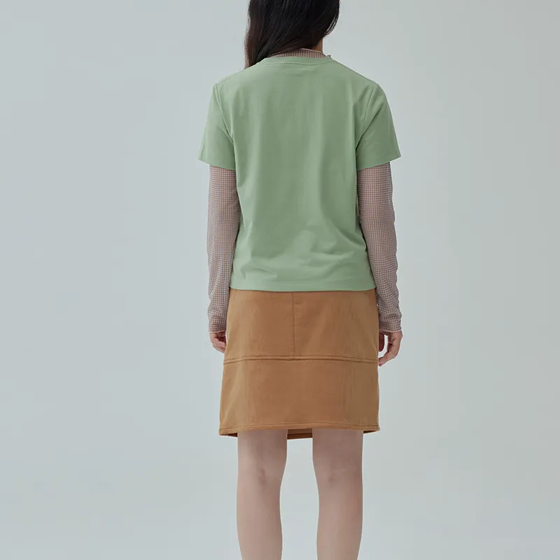 COVERNAT T Shirt Women's Sage Green-3