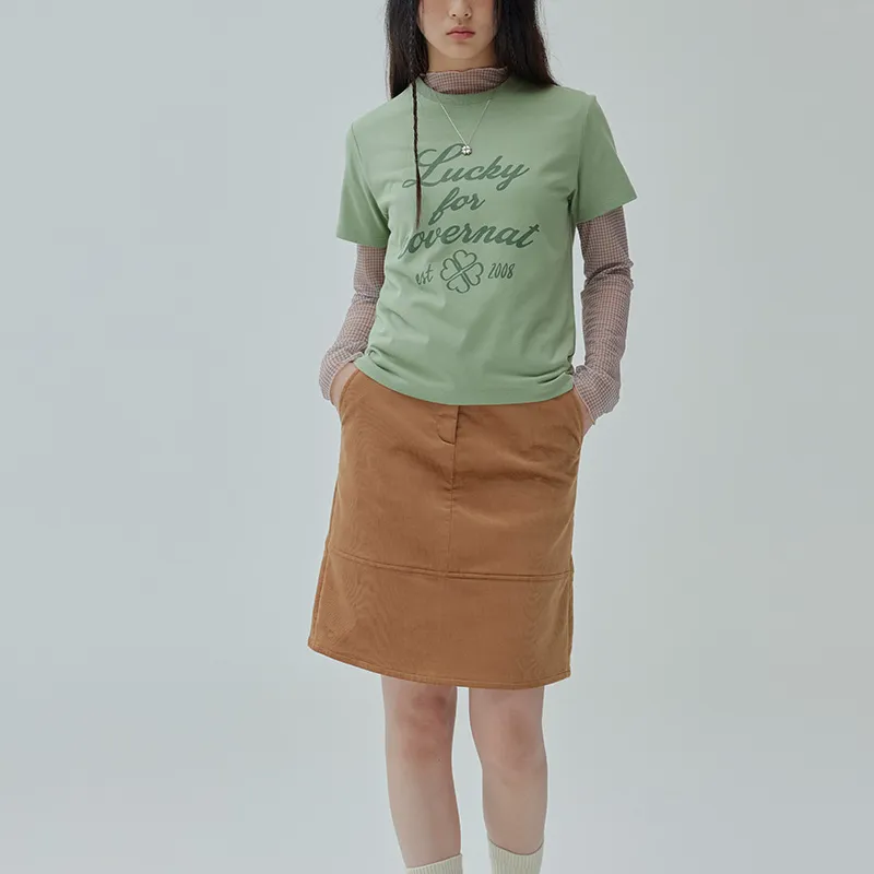 COVERNAT T Shirt Women's Sage Green-2