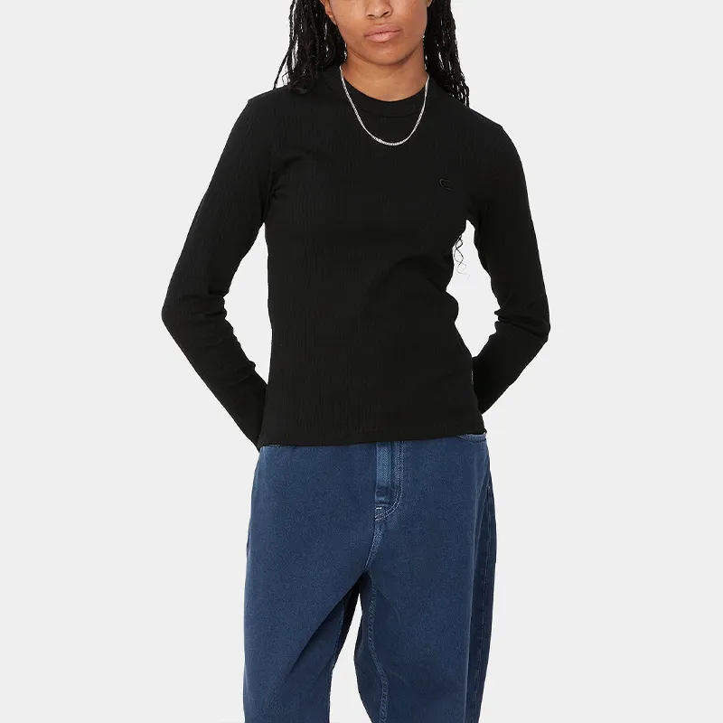 Carhartt WIP FW24 T Shirt Women's Black-3