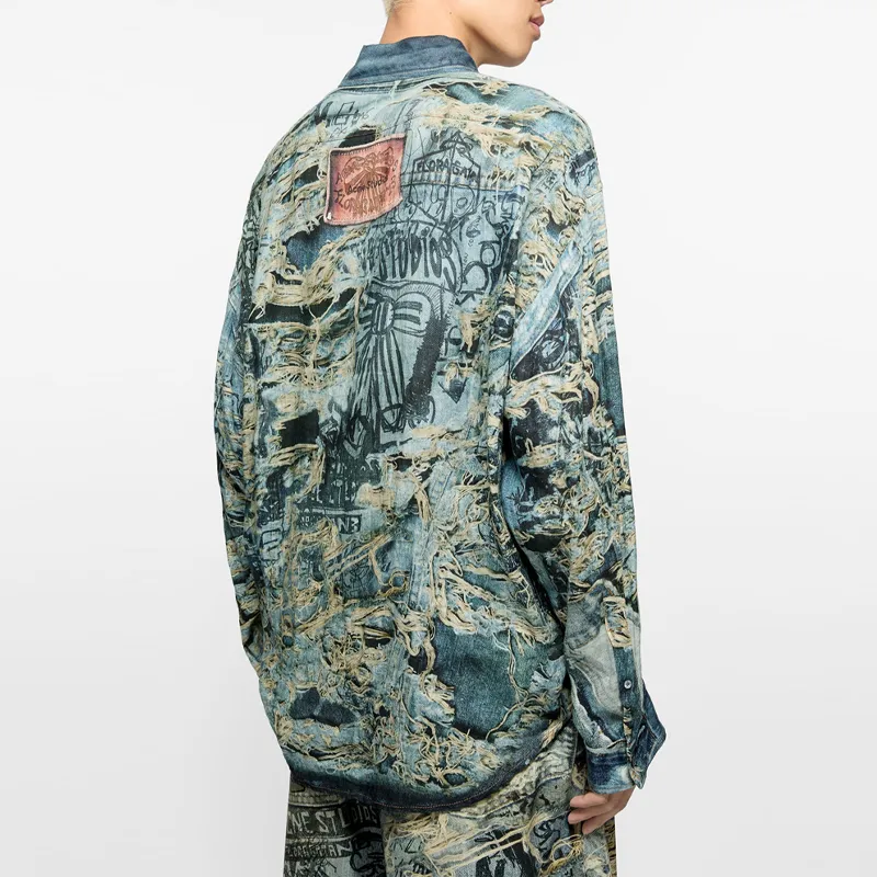 Acne Studios Logo Detailed Button Up Shirt-2
