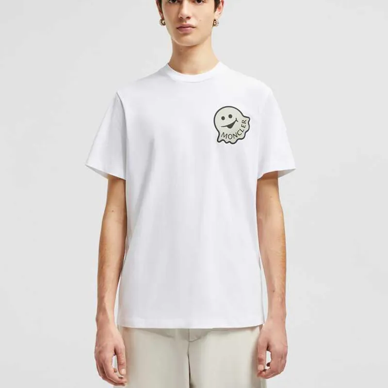 Moncler Logo Printed Crewneck T Shirt-1