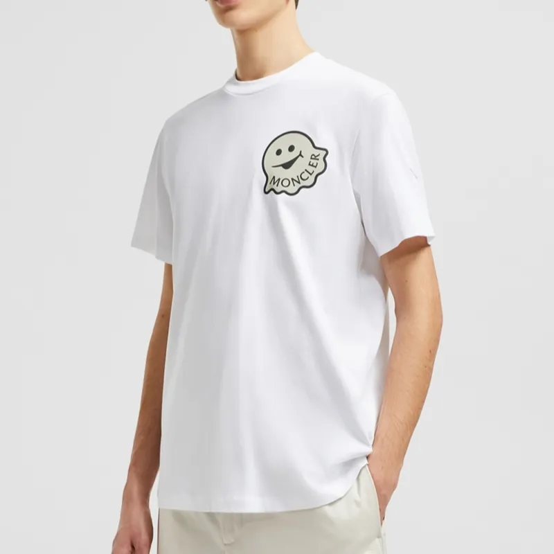 Moncler Logo Printed Crewneck T Shirt-3