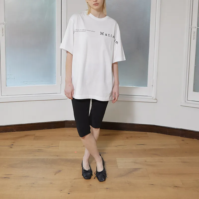 MATIN KIM SS25 T Shirt Women's White-2