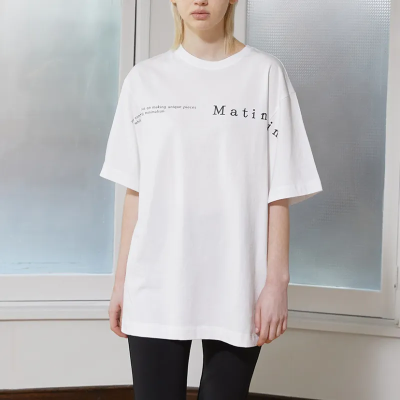 MATIN KIM SS25 T Shirt Women's White-3
