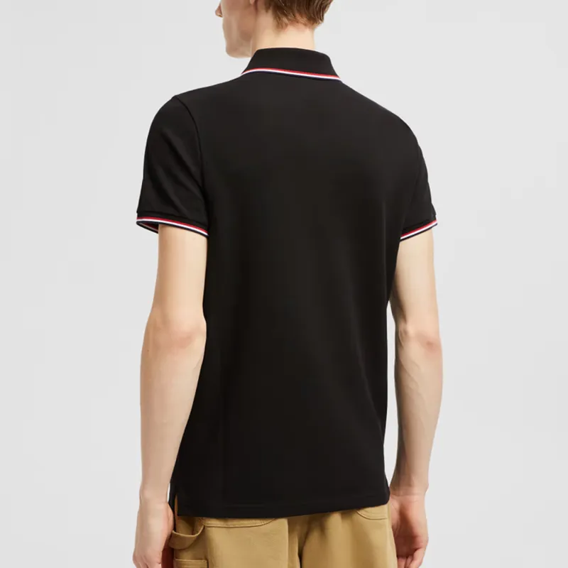 Moncler Logo Patch Short Sleeved Polo Shirt-1