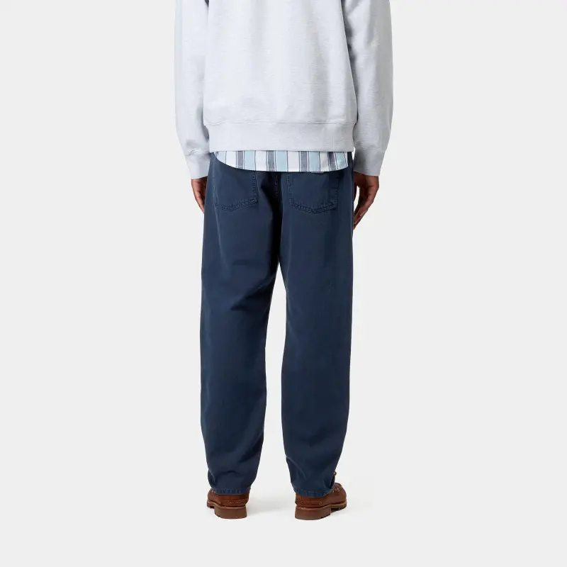 Carhartt WIP Newel Casual Pants Men Marine Blue-4