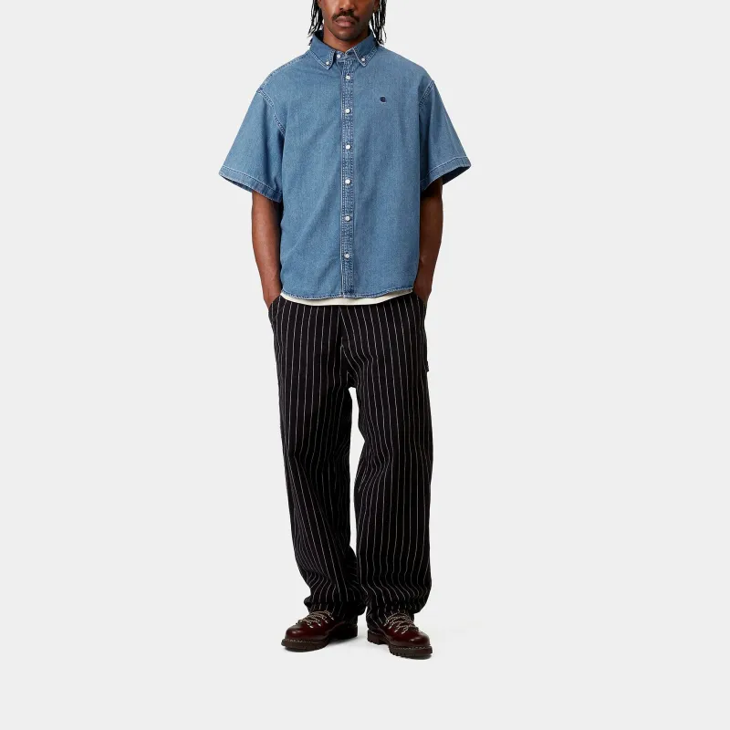 Carhartt WIP Lucas Short sleeve Denim Shirt-4