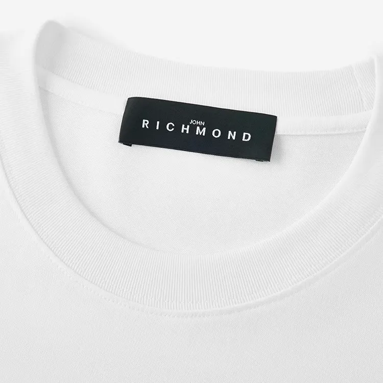 JOHN RICHMOND T Shirt Unisex Raw White-2