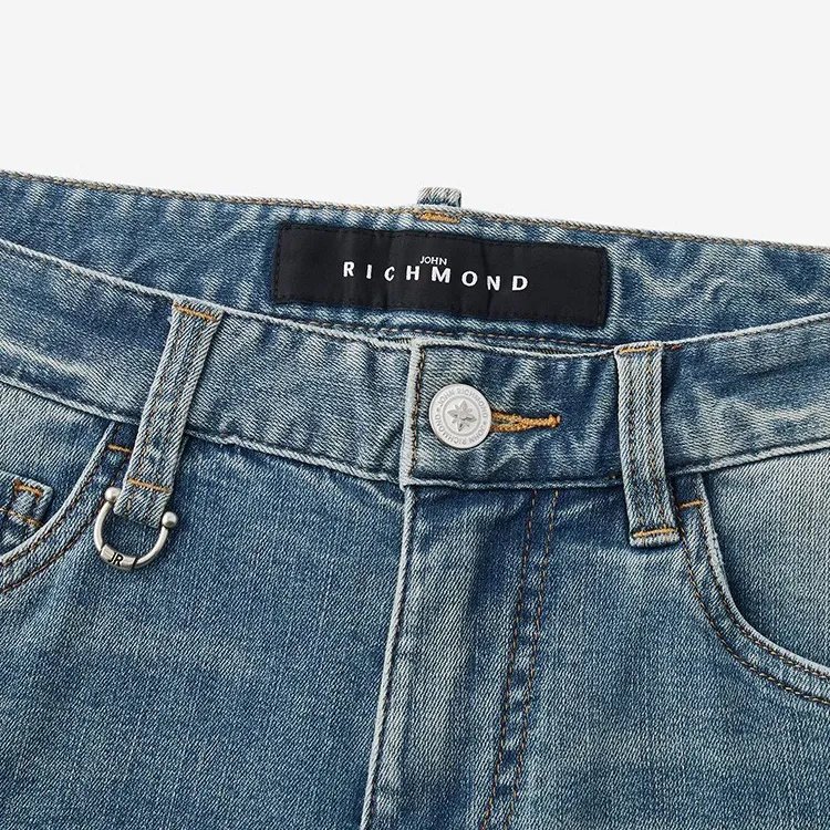 JOHN RICHMOND SS25 Jeans Unisex Dark Denim Blue-2