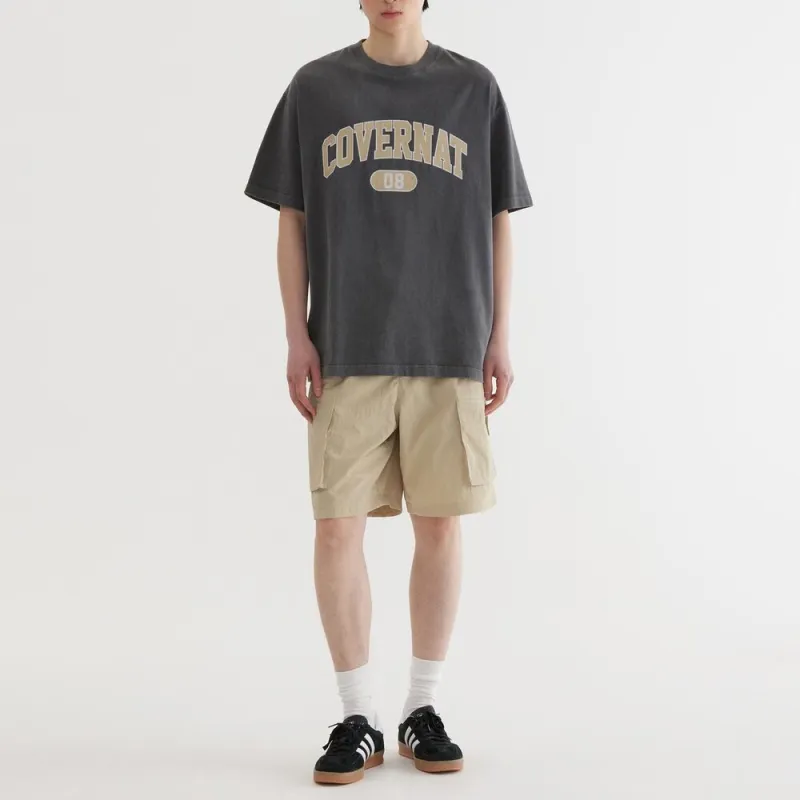 COVERNAT SS25 T Shirt Men's Charcoal Gray-2