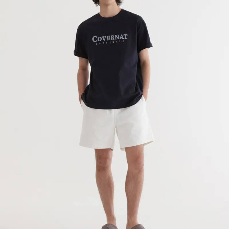 COVERNAT SS25 T Shirt Men's Dark Marine Blue-2