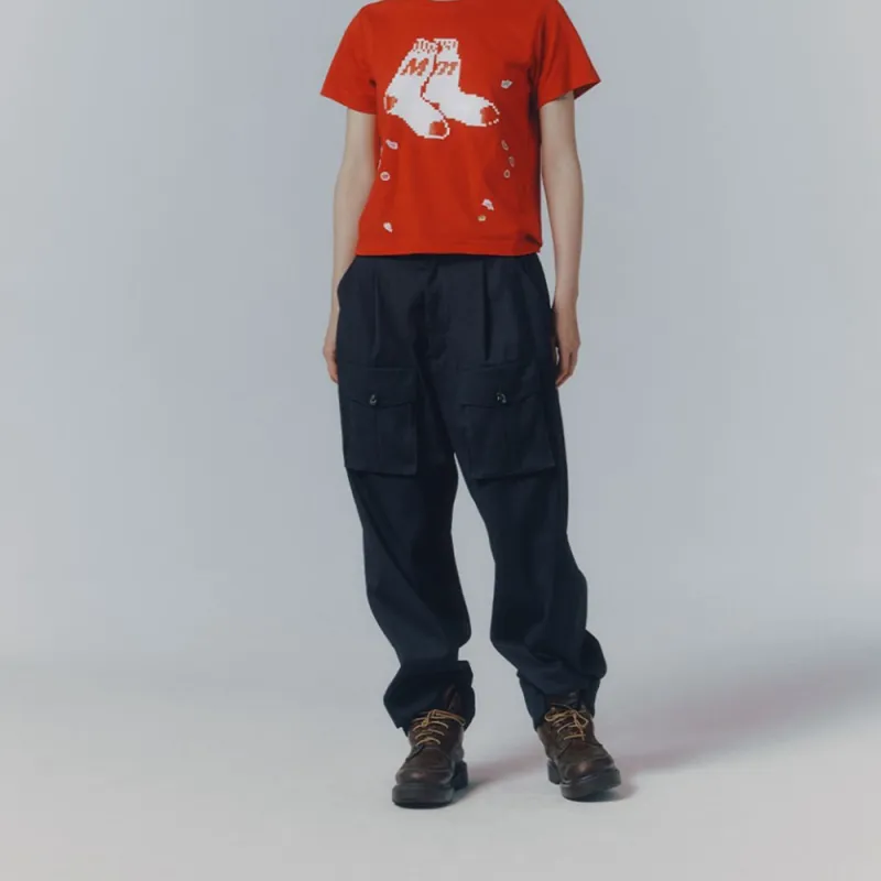 Mmlg SS25 Cargo Pants Unisex Charcoal Gray-2
