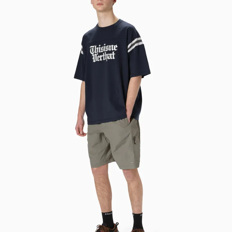 Thisisneverthat Casual Shorts Unisex Gray-3