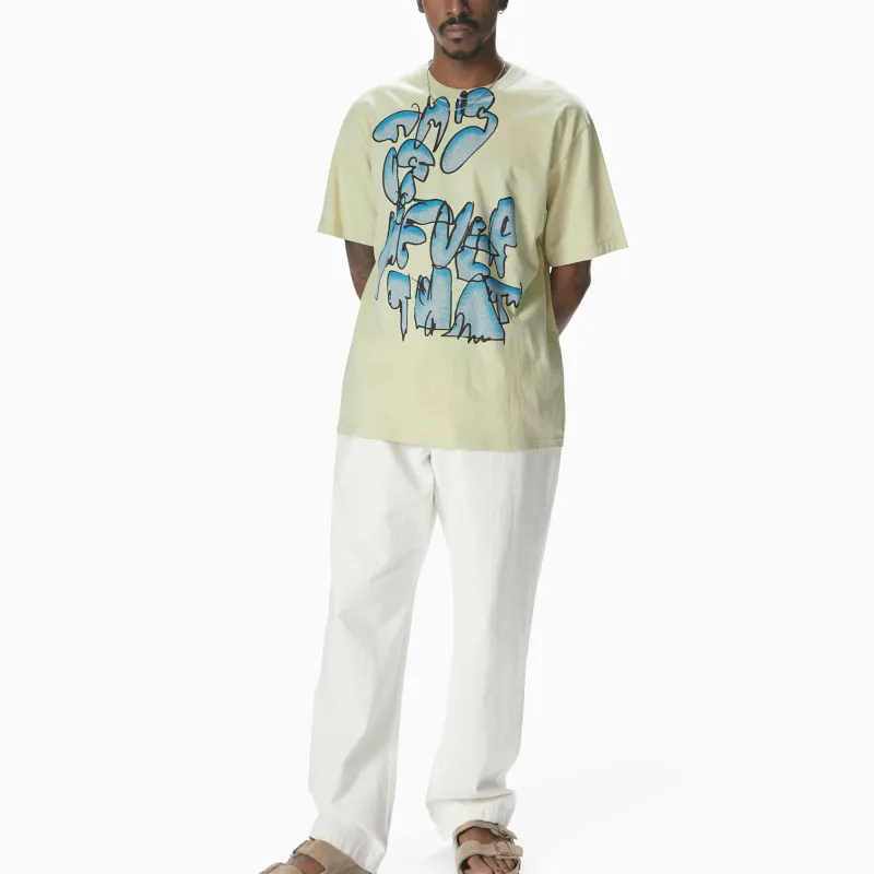 Thisisneverthat T Shirts Unisex Yellow Green-2