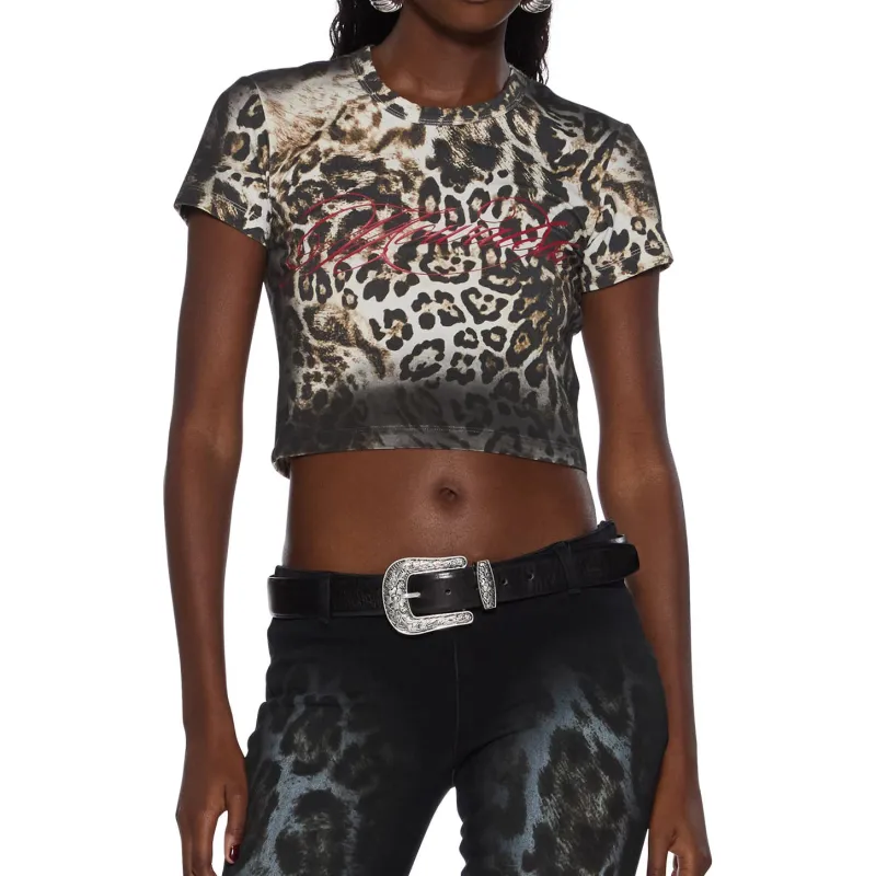Mowalola X Ksubi Mowalola Collaboration T Shirts Women's Brown-4