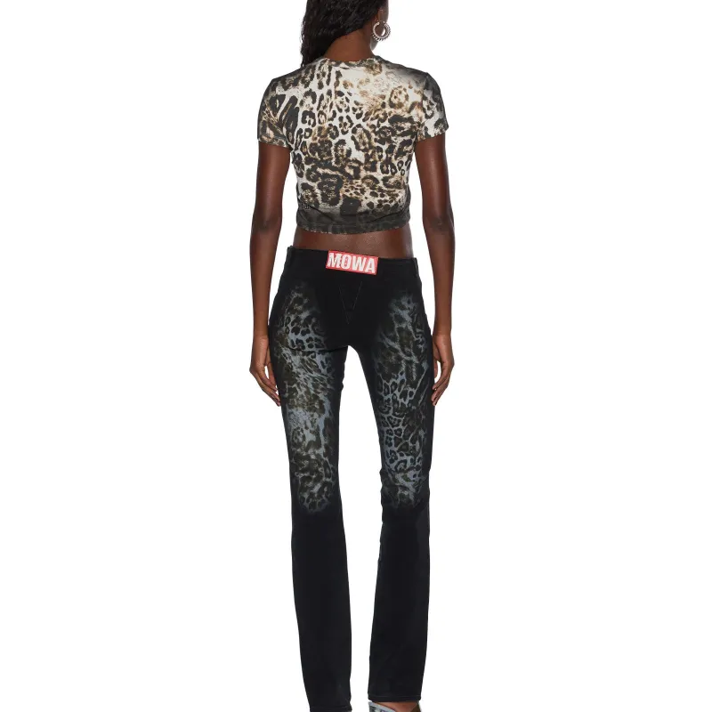 Mowalola X Ksubi Mowalola Collaboration T Shirts Women's Brown-3