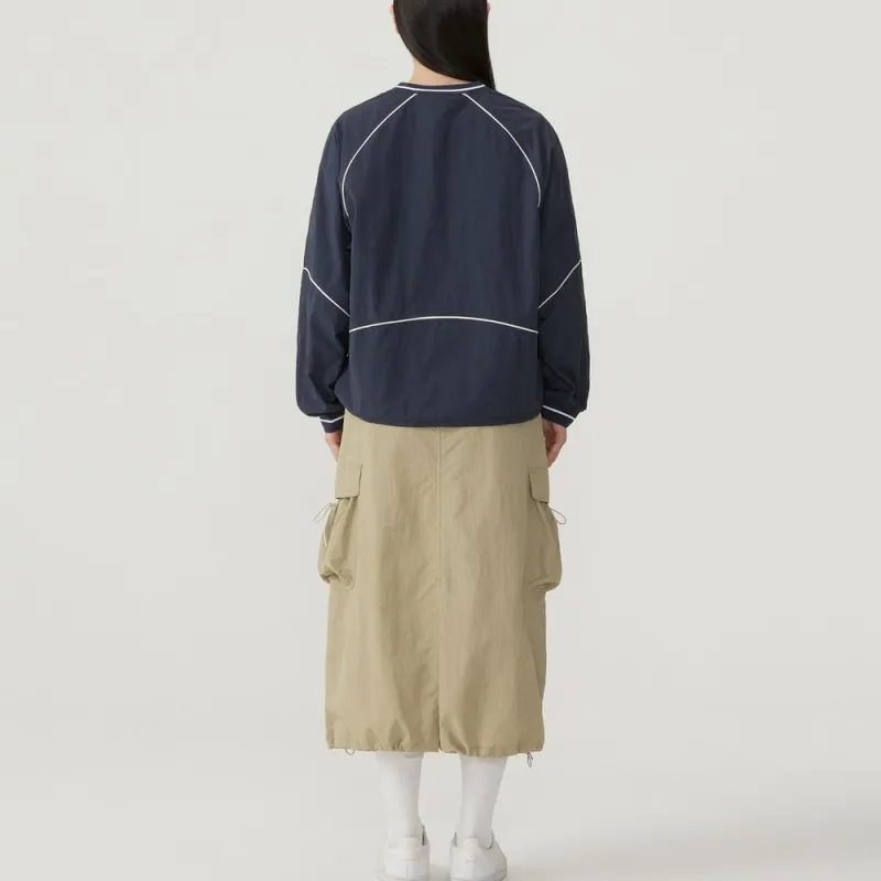 COVERNAT SS25 Casual Long Skirt Women's Light Khaki-5
