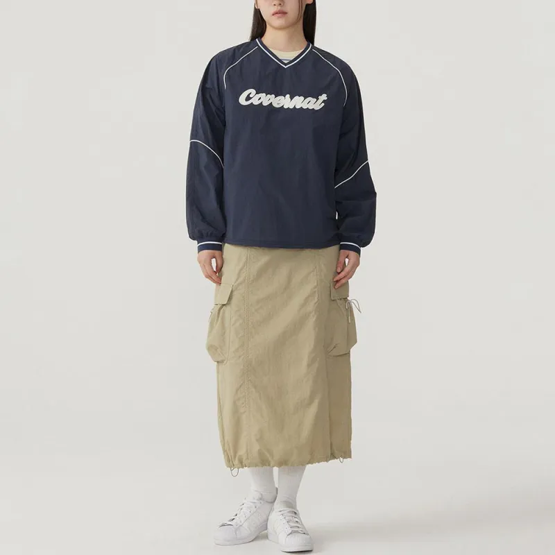 COVERNAT SS25 Casual Long Skirt Women's Light Khaki-4