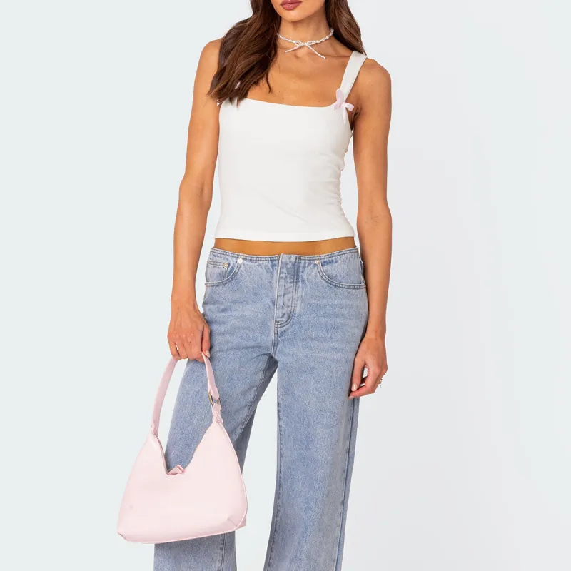 Edikted Tank Tops Women's White-3