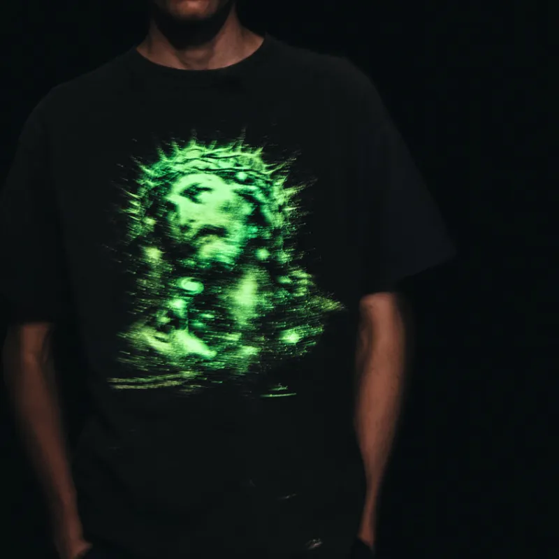 SAINT Mxxxxxx Graphic print T shirt-3