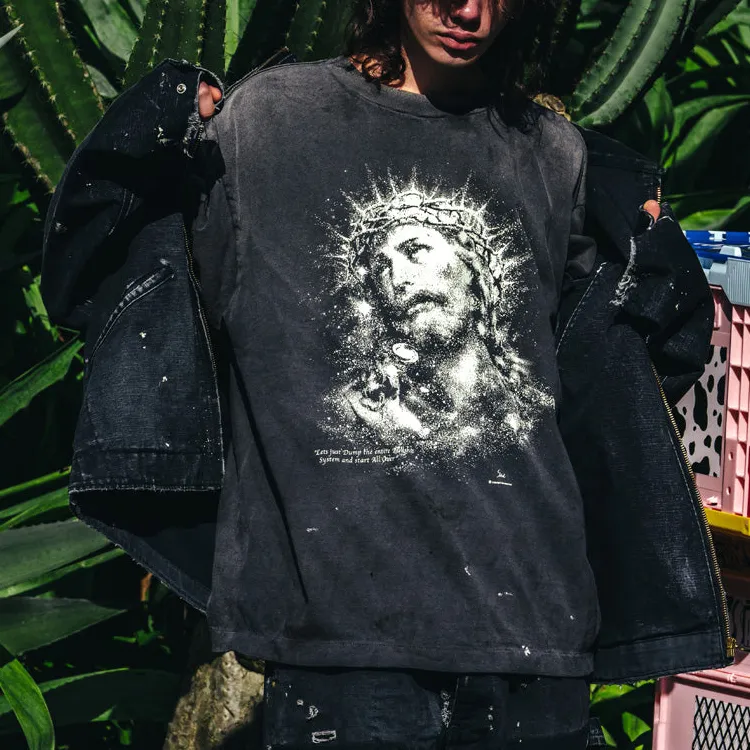 SAINT Mxxxxxx Graphic print T shirt-2