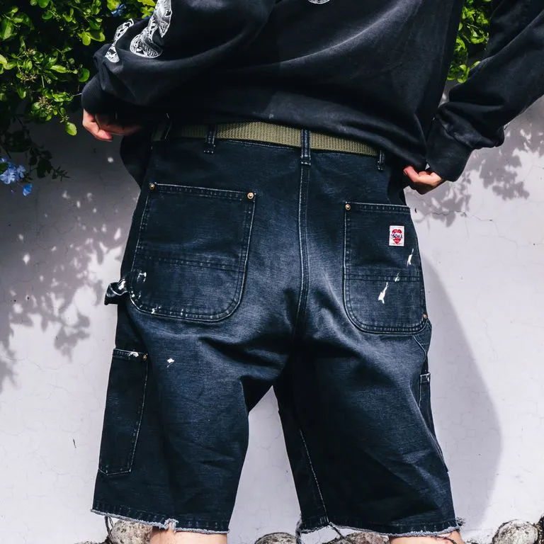 SAINT Mxxxxx SS25 Denim Shorts Unisex-4
