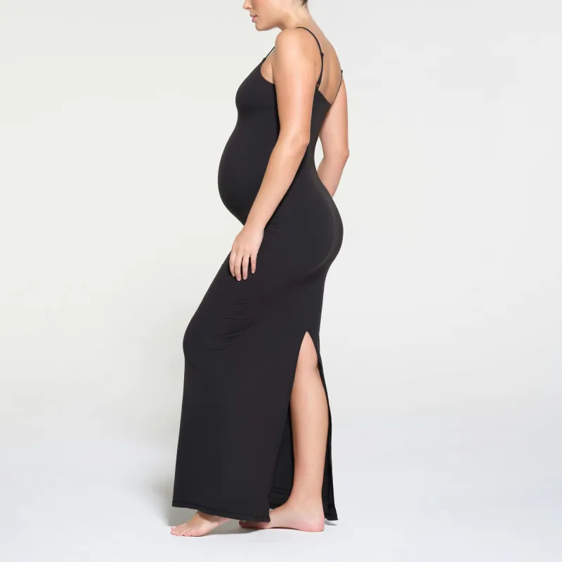 Skims Mother's Day Limited Collection Slip Dresses Women's Onyx/Onyx-3