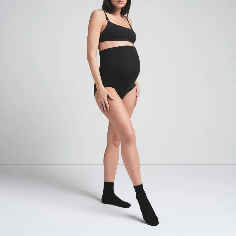 SKIMS Mother's Day Limited Collection SS25 COTTON JERSEY MATERNITY HIGH WAISTED BRIEF Underpants Women's-3