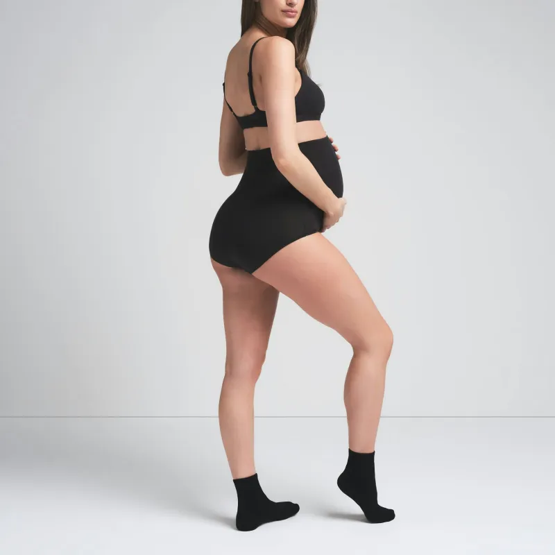 SKIMS Mother's Day Limited Collection SS25 COTTON JERSEY MATERNITY HIGH WAISTED BRIEF Underpants Women's-2
