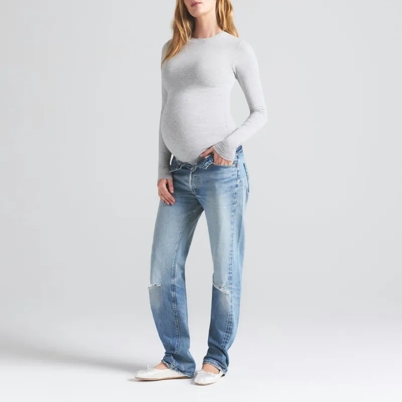 Skims Mother's Day Limited Collection T Shirts Women's Light Heather Gray-5