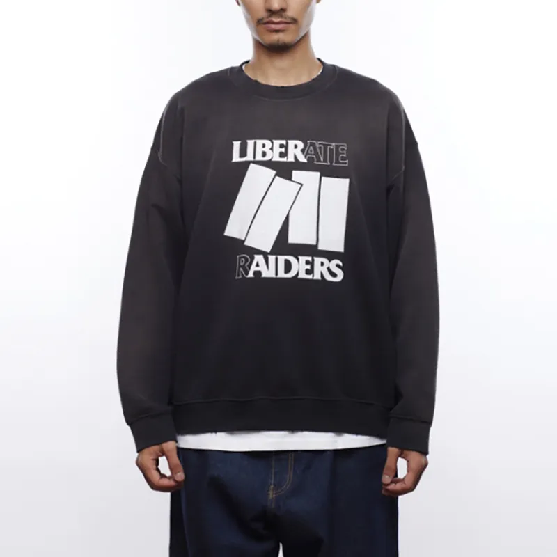 Liberaiders COMPOSITION CREWNECK Sweatshirt Unisex-2