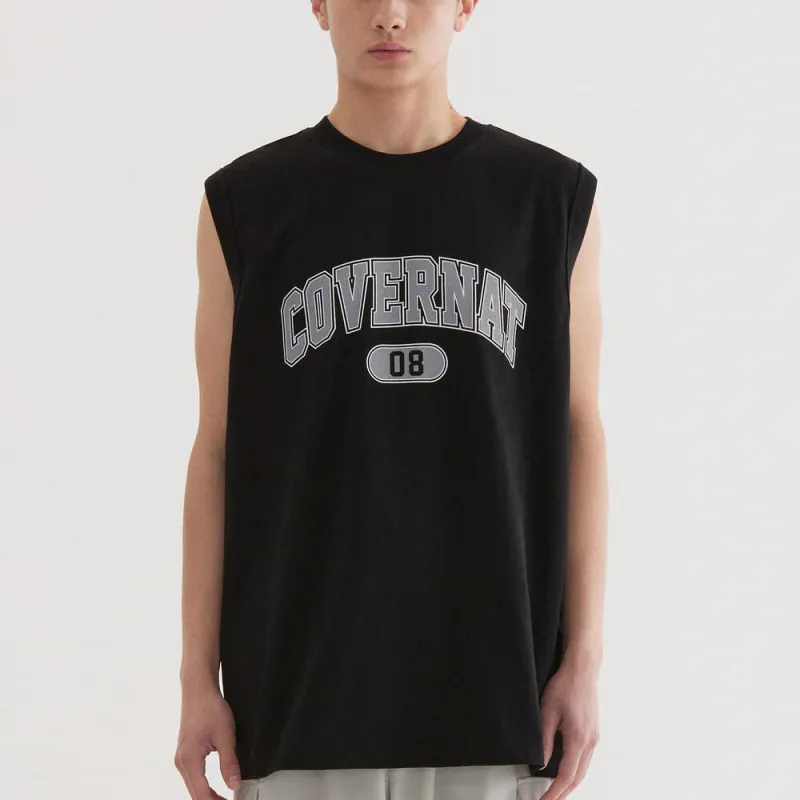 COVERNAT Tank Tops Unisex Black-3