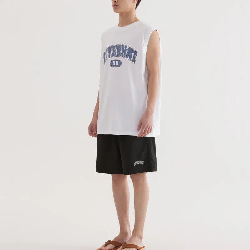 COVERNAT Tank Tops Unisex White-4