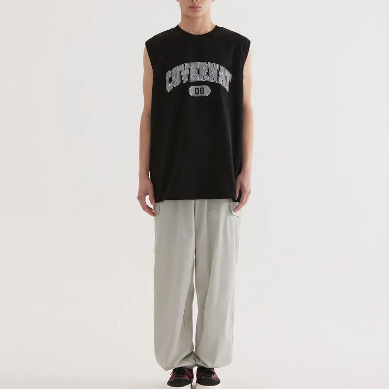COVERNAT Tank Tops Unisex Black-2