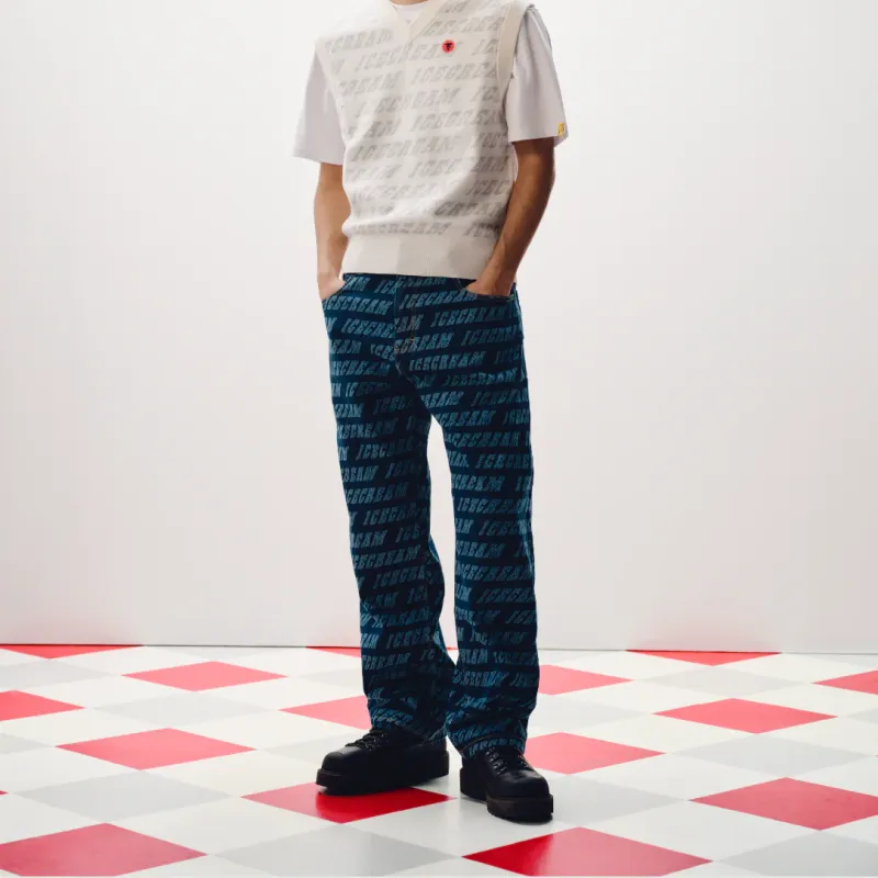 Ice Cream Jeans Unisex Indigo-2